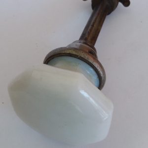 Milk Glass Closet Knob Set