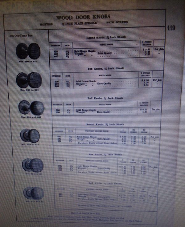 Antique Wood Doorknob - Image 4