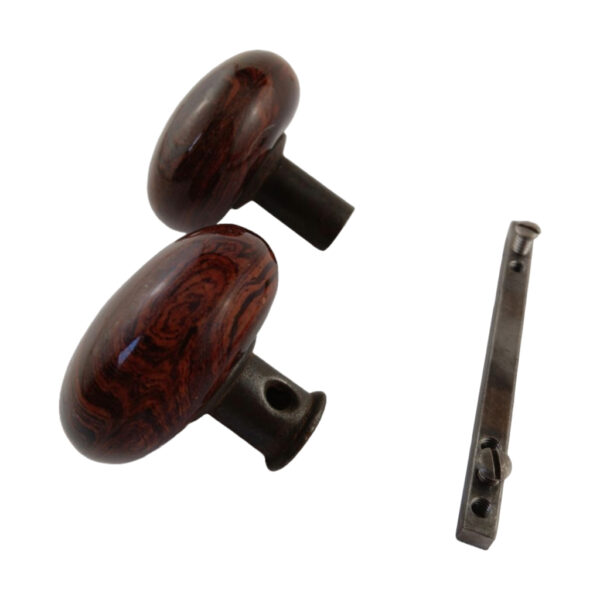 Bennington Style Enamel Doorknob Set