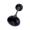 Black Enamel (Jet) Doorknob Set 1