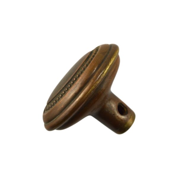 Bronze Oval Bead Doorknob