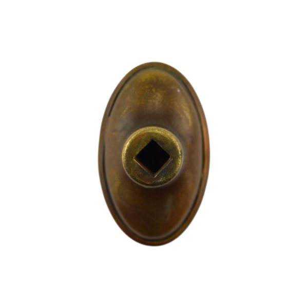 Bronze Oval Bead Doorknob
