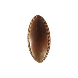 Bronze Oval Bead Pattern Doorknob