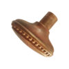 Bronze Oval Bead Pattern Doorknob