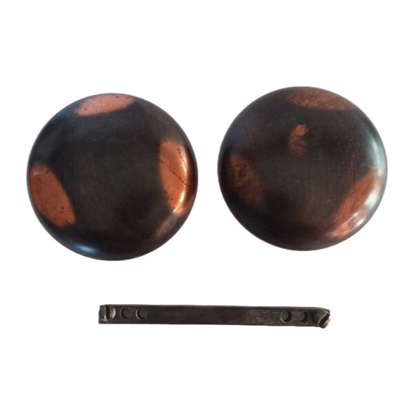 Flashed Copper Doorknob Set