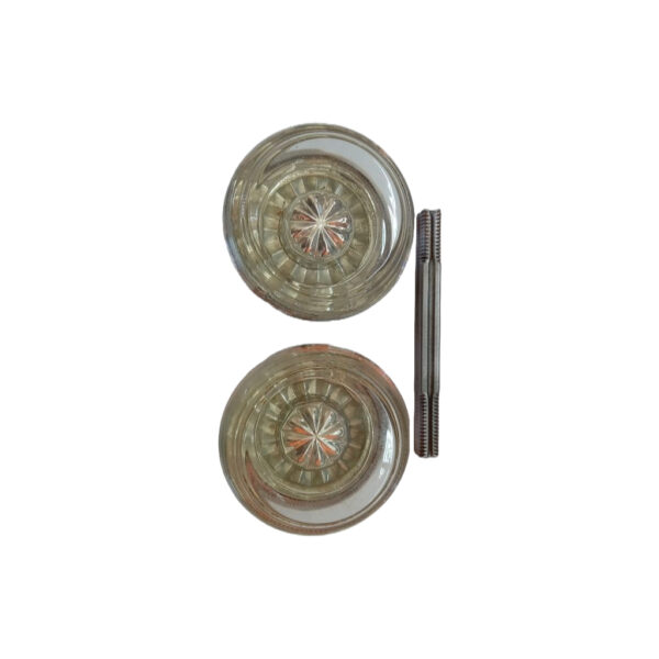 Round Glass Doorknob Set