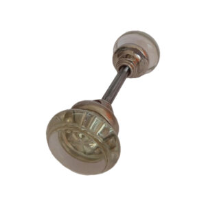 Round Glass Doorknob Set