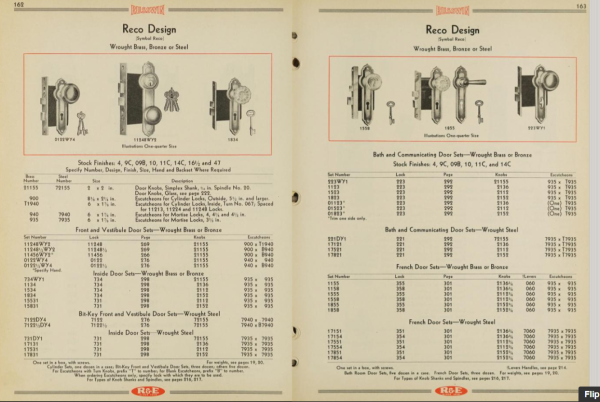 Russell and Erwin Reco Door Plate - Image 4
