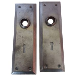 Wrought Steel Door Plate Pair