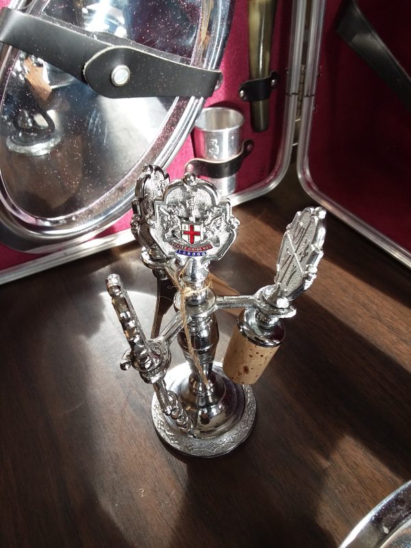 Vintage Wine Cork Set with Stand