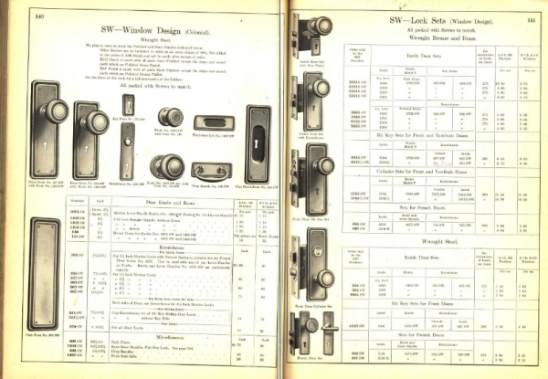 Sargent Winslow Door Plate - Image 3