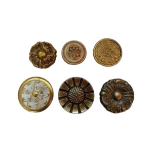 Furniture Knob Assemblage Floral