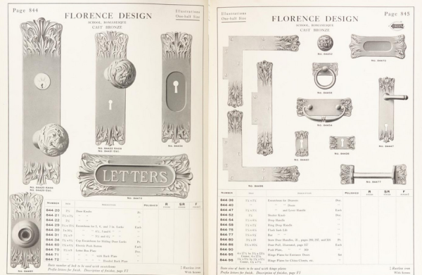 Corbin Florence Door Plate - Image 2