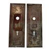 Lockwood Franklin Door Plates Pair- Copper Finish