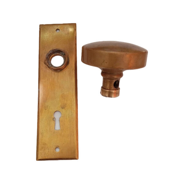Drum Doorknob and Plate