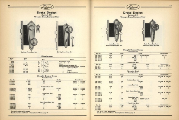 Lockwood Drake Door Plate