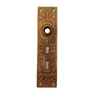 Taylor & Boggis Lorain Door Plate- Double Keyhole