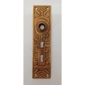 Taylor & Boggis Lorain Door Plate- Double Keyhole