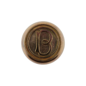 Bronze Monogrammed B Doorknob