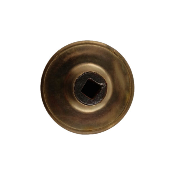 Rimmed Doorknob with Bronze Wrap