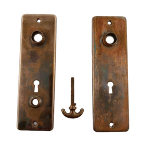 Latch Set Door Plates by Yale & Towne