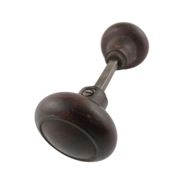 Brown Bakelite Doorknob Set