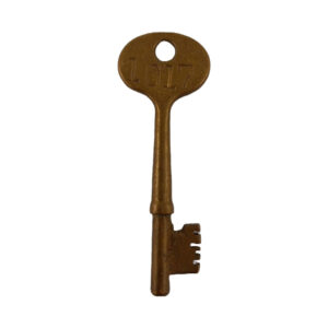 Brass Hotel Skeleton Key 1017