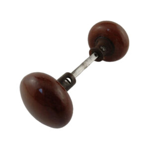 Brown Enamel Doorknob Set