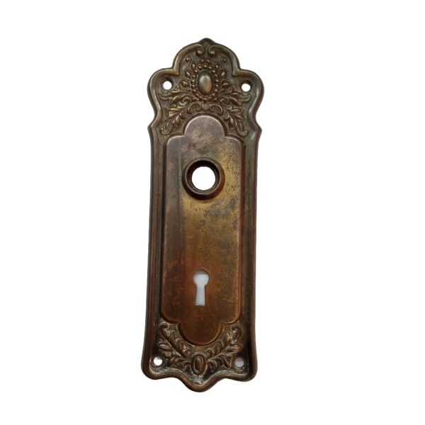 Lockwood Oakdale Door Plate Brass Finish