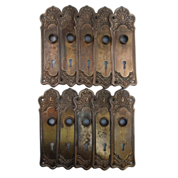 Lockwood Oakdale Door Plate Brass Finish