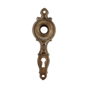 Yale Derbian Door Plate Nickel