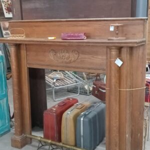 Victorian Oak Mantel Surround