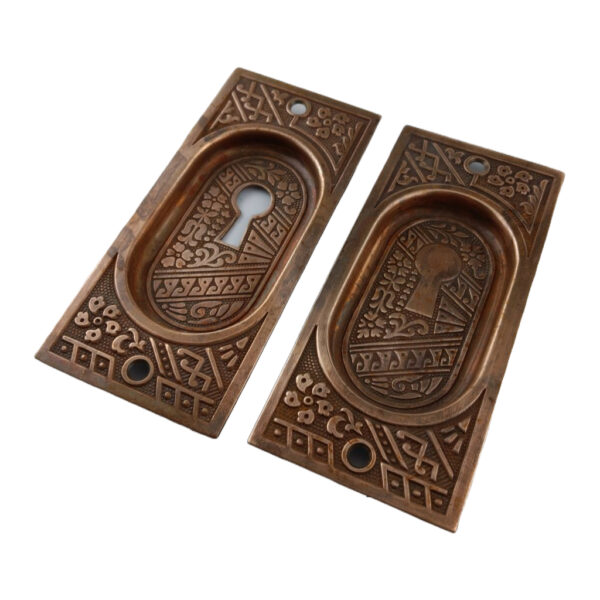 Corbin Ceylon Pocket Door Plates