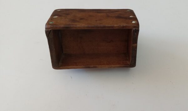 Wood and brass butter mold