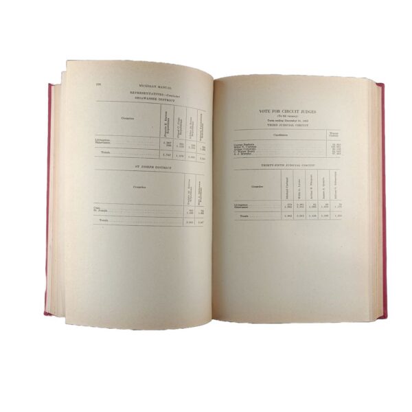 1949 State of Michigan Official Directory & Legislative Manual