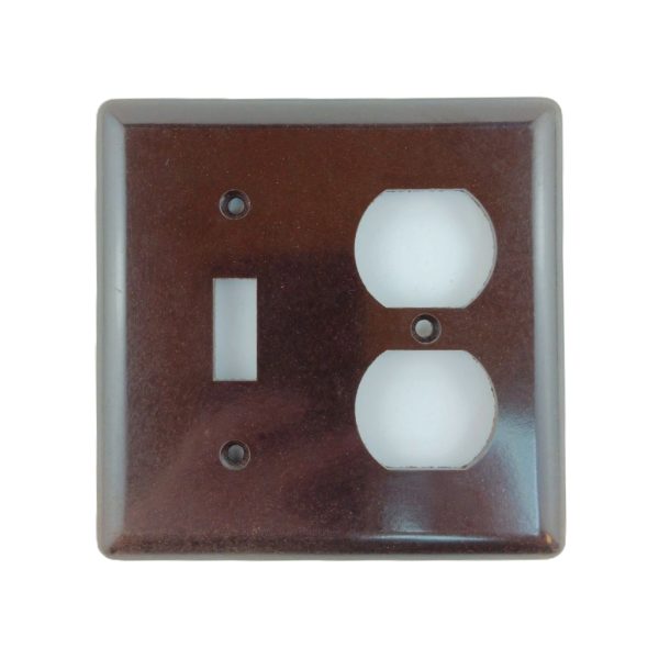 Vintage GE Combination Switch Plate