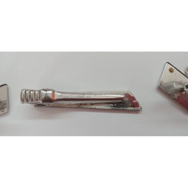Vintage Anson Silver Filled Cufflinks and Tie Clip