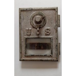 Antique Post Office Box Door