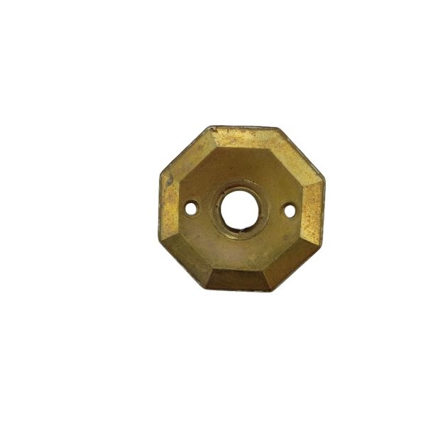 Octagonal Brass Rosette