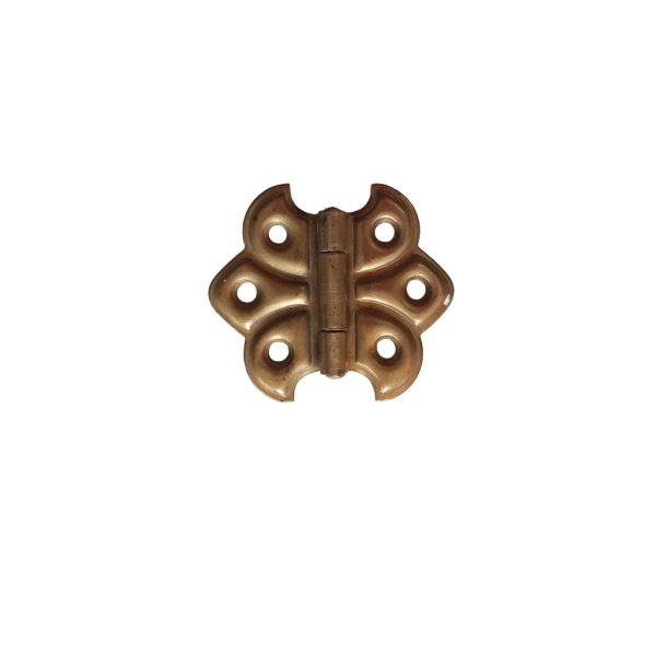 Ornamental Butterfly Cabinet Hinge Brass Finish