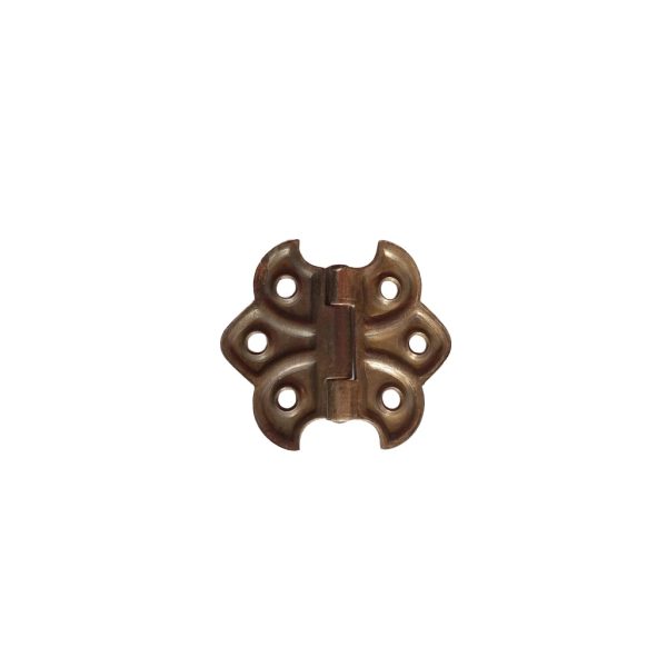 Ornamental Butterfly Cabinet Hinge Brass Finish