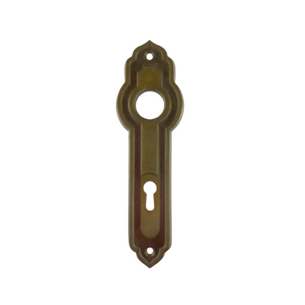 Russell and Erwin Reco Door Plate Brass Finish