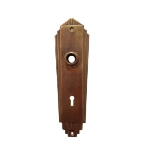 Sargent Radial Exterior Door Plate Brass