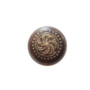 US Steel Clinton Doorknob Brass