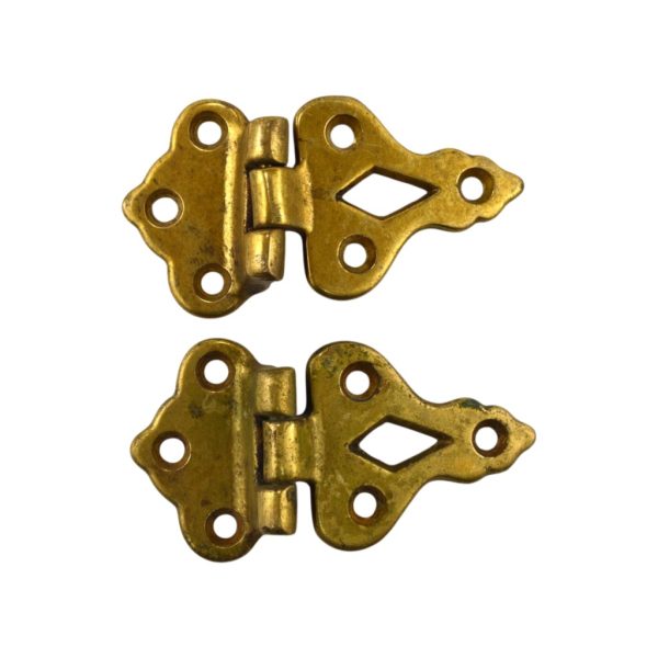 Brass Icebox Hinge Pair