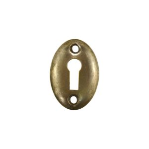 Nickel Plated Door Keyhole Cover
