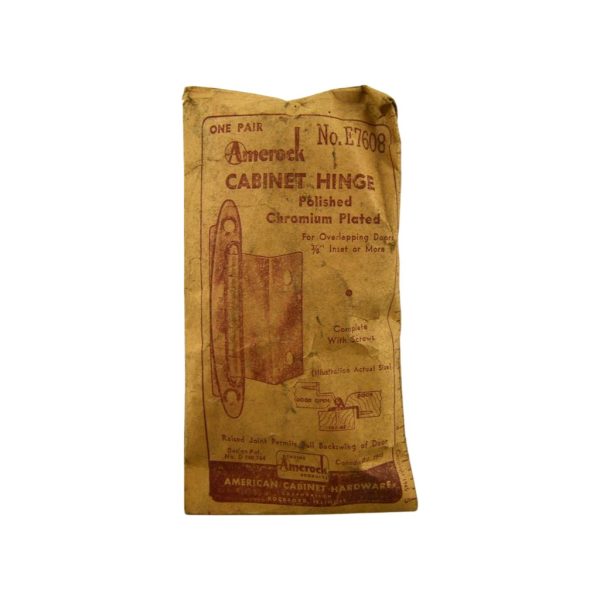 Amerock Cabinet Hinge E7608 Pair