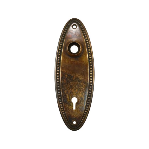 Taylor & Boggis Clyde Door Plate Bronze