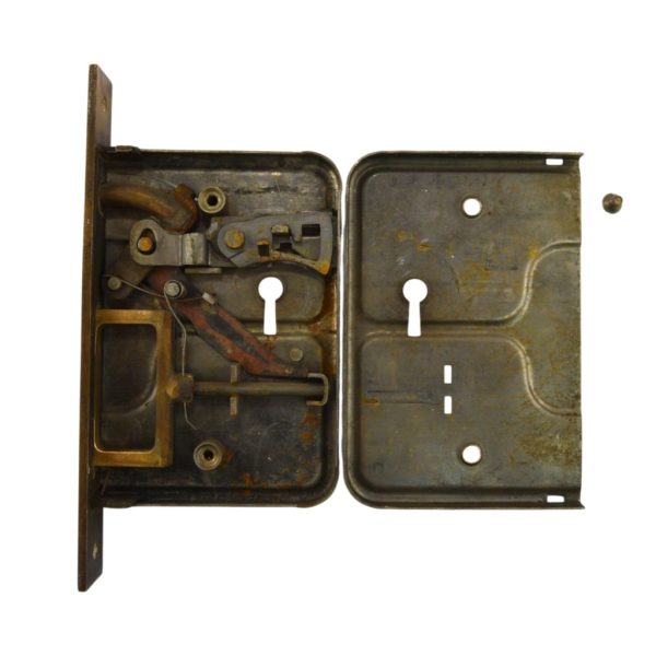 US Steel Pocket Door Lock