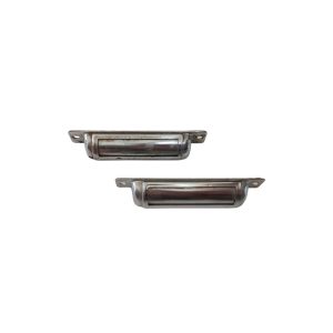 Nickel Plated Drawer Label Handles
